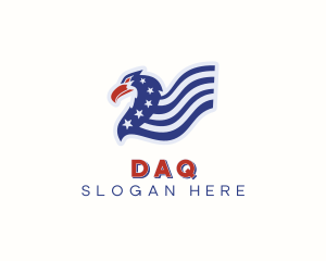 Politician - Patriotic Stars Eagle logo design