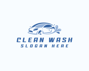 Water Clean Car Wash logo design