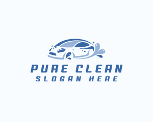 Water Clean Car Wash logo design