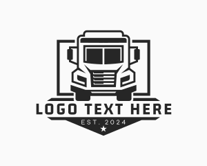 Delivery - Truck Cargo Transportation logo design