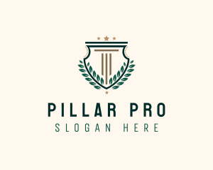 Pillar Shield Law Firm logo design