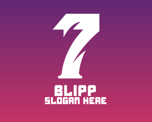 Slash - Slash Number 7 logo design