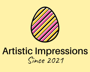 Interior Renovation Egg logo design