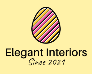 Interior Renovation Egg logo design