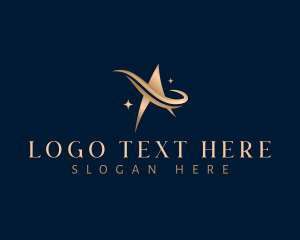 Famous - Astral Star Letter A logo design
