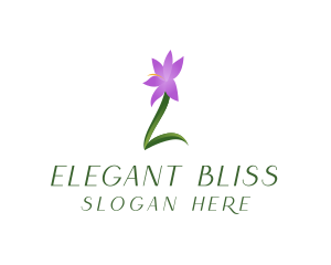 Bloom - Natural Flower Letter L logo design