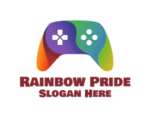 Rainbow Console Controller logo design