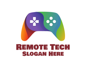 Remote - Rainbow Console Controller logo design