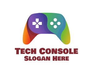 Console - Rainbow Console Controller logo design