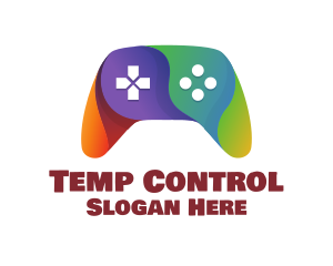 Rainbow Console Controller logo design