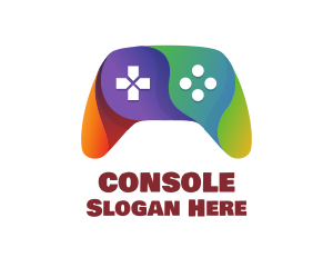 Rainbow Console Controller logo design