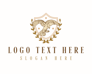 Sinulog - Philippine Eagle Shield logo design