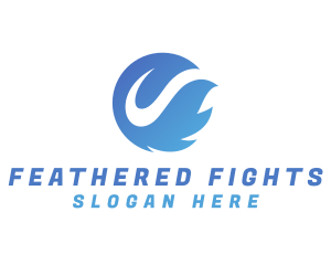 Feather Leaf Spa logo design