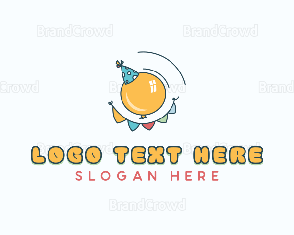 Balloon Party Hat Logo