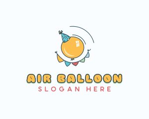 Balloon - Balloon Party Hat logo design