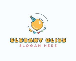 Event - Balloon Party Hat logo design