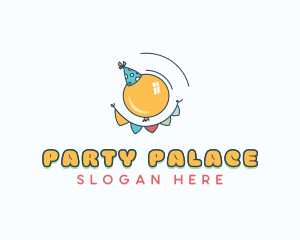 Balloon Party Hat logo design