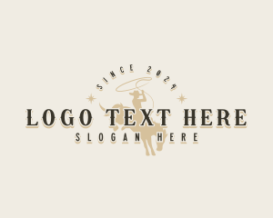 Wordmark - Rodeo Cowboy Saloon logo design