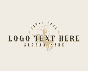 Pub - Rodeo Cowboy Saloon logo design