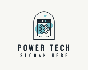 Laundry - Laundromat Washing Machine logo design