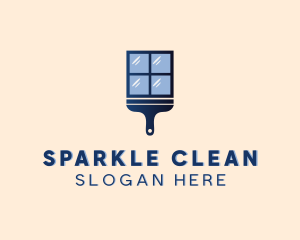 Cleaning - Window Squeegee Cleaning logo design