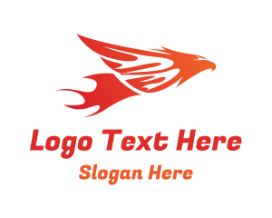 Hot Flying Bird Logo