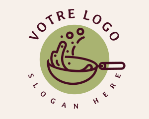 Dish - Minimalist Cafeteria Pan logo design