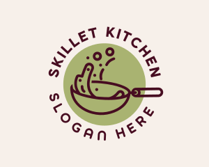 Cooking Pan Cuisine logo design