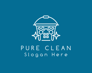 Home Cleaning Bucket logo design