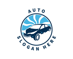 Auto Car Wash logo design