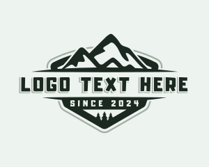 Hill - Mountain Tree Adventure logo design