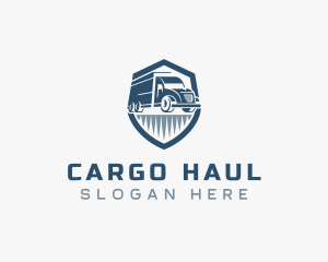 Forwarding Truck Shield logo design