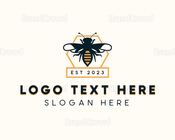 Beekeeper Honey Bee Logo