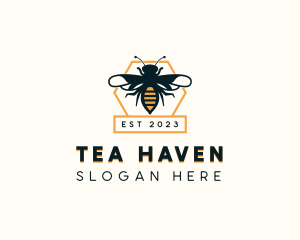 Beekeeper Honey Bee logo design