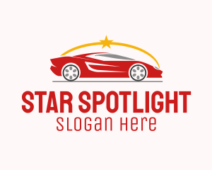 Race Car Star logo design