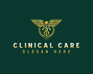 Premium Caduceus Pharmacy logo design