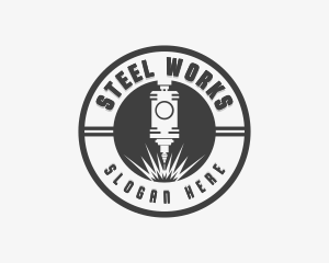 Industrial Laser Metalworks logo design