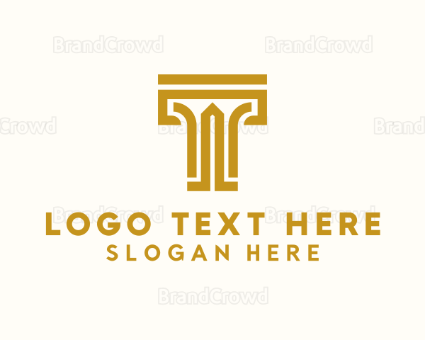 Premium Luxury Letter T Logo