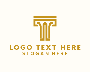 Premium Luxury Letter T logo design