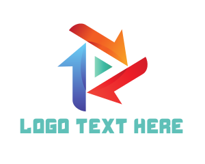 Video Player - Media Play Button logo design