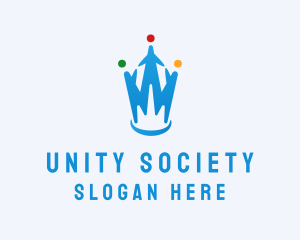 Society - Crown People Society logo design