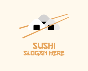 Japanese Onigiri Meal  logo design