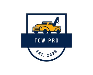 Tow - Tow Truck Pickup logo design