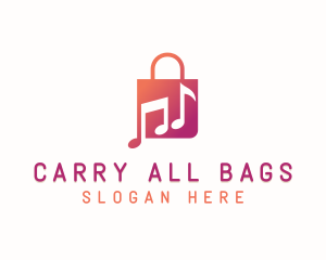 Bag - Music Retail Bag logo design