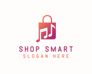 Retail - Music Retail Bag logo design