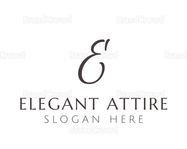 Elegant Cursive Event Logo