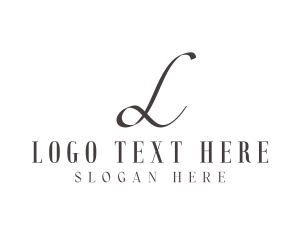 Fashion - Elegant Cursive Event logo design