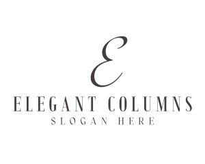 Elegant Cursive Event logo design