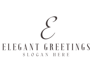 Elegant Cursive Event logo design