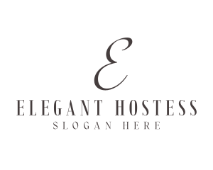 Elegant Cursive Event logo design